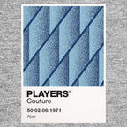 Ajax Grey Classic Football Shirt Colours Frame Men's Hoodie