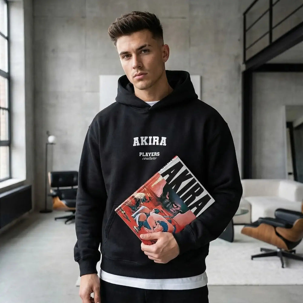Akira Players Couture Men's Casual Hoodie - Navy / S | Anime, Comics, Hoodies, Manga, Men's, Name Collection