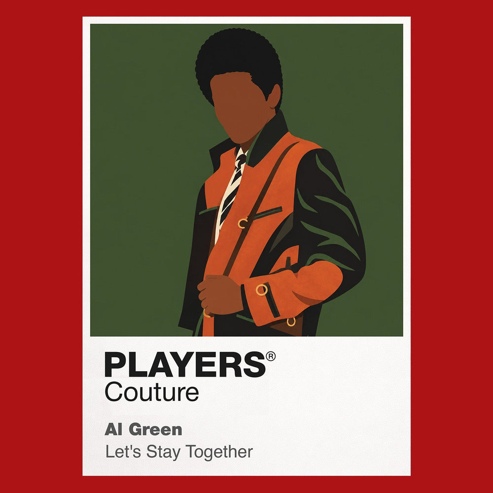 Al Green Al Green's elegant Memphis-soul stage presence Icon Frame artwork in red