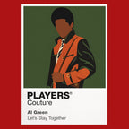 Al Green Al Green's elegant Memphis-soul stage presence Icon Frame artwork in red