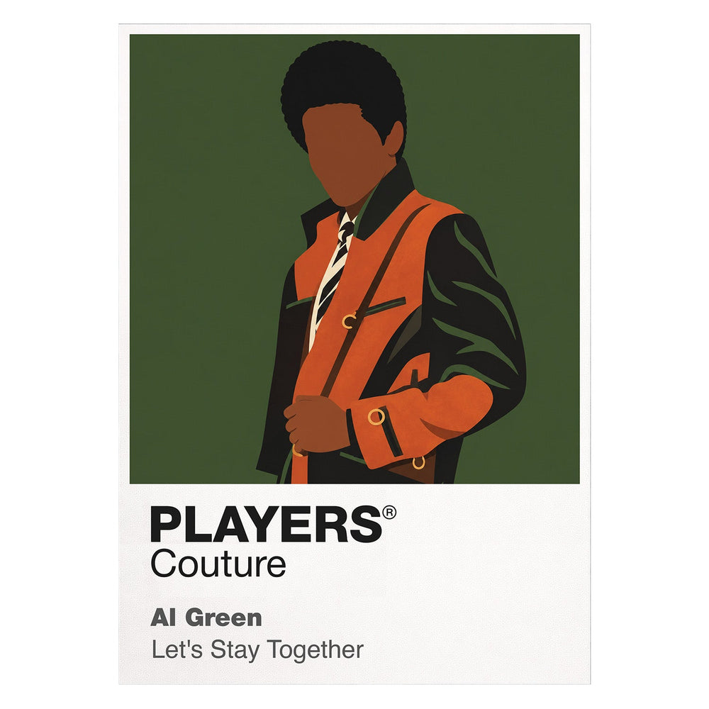 Al Green Al Green's elegant Memphis-soul stage presence Icon Frame artwork on white