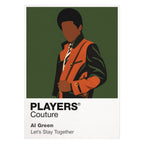 Al Green Al Green's elegant Memphis-soul stage presence Icon Frame artwork on white