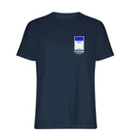 Al-Hilal Monopoly Card t-shirt – red men's t-shirt with white Al-Hilal Monopoly Card letters and Players Couture logo on the