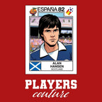 Alan Hansen World Cup Sticker Kids T-Shirt – alan hansen 82 red Players Couture design