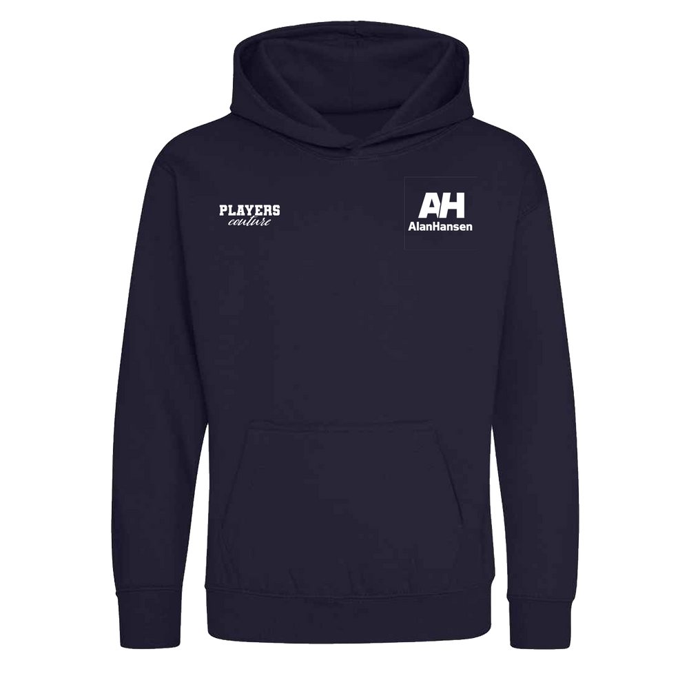 Alan Hansen Logo Players Couture Kids Hoodie Navy