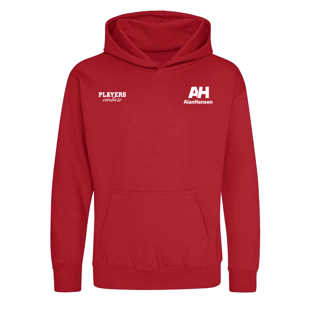 Alan Hansen Logo Players Couture Kids Hoodie Red