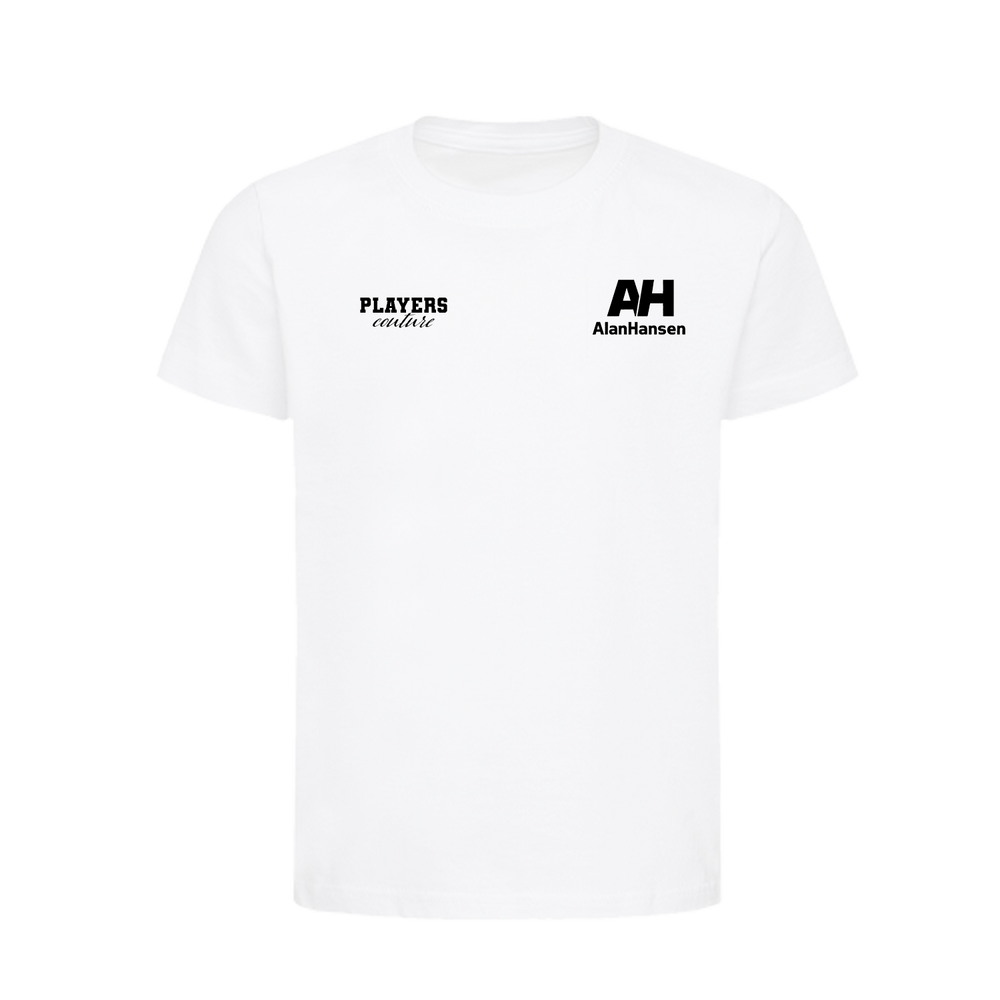 Alan Hansen Logo Players Couture Kids T-Shirt White