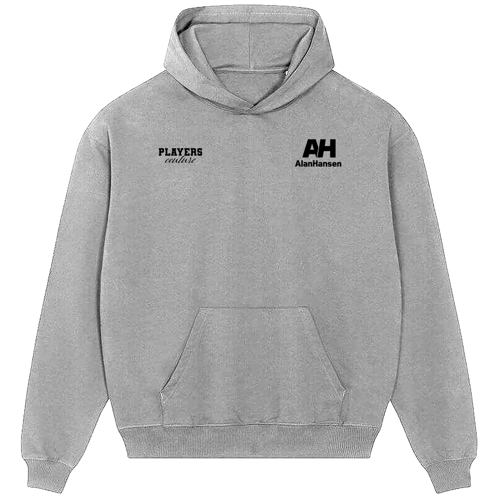 Alan Hansen Logo Players Couture Men's Casual Hoodie Gray