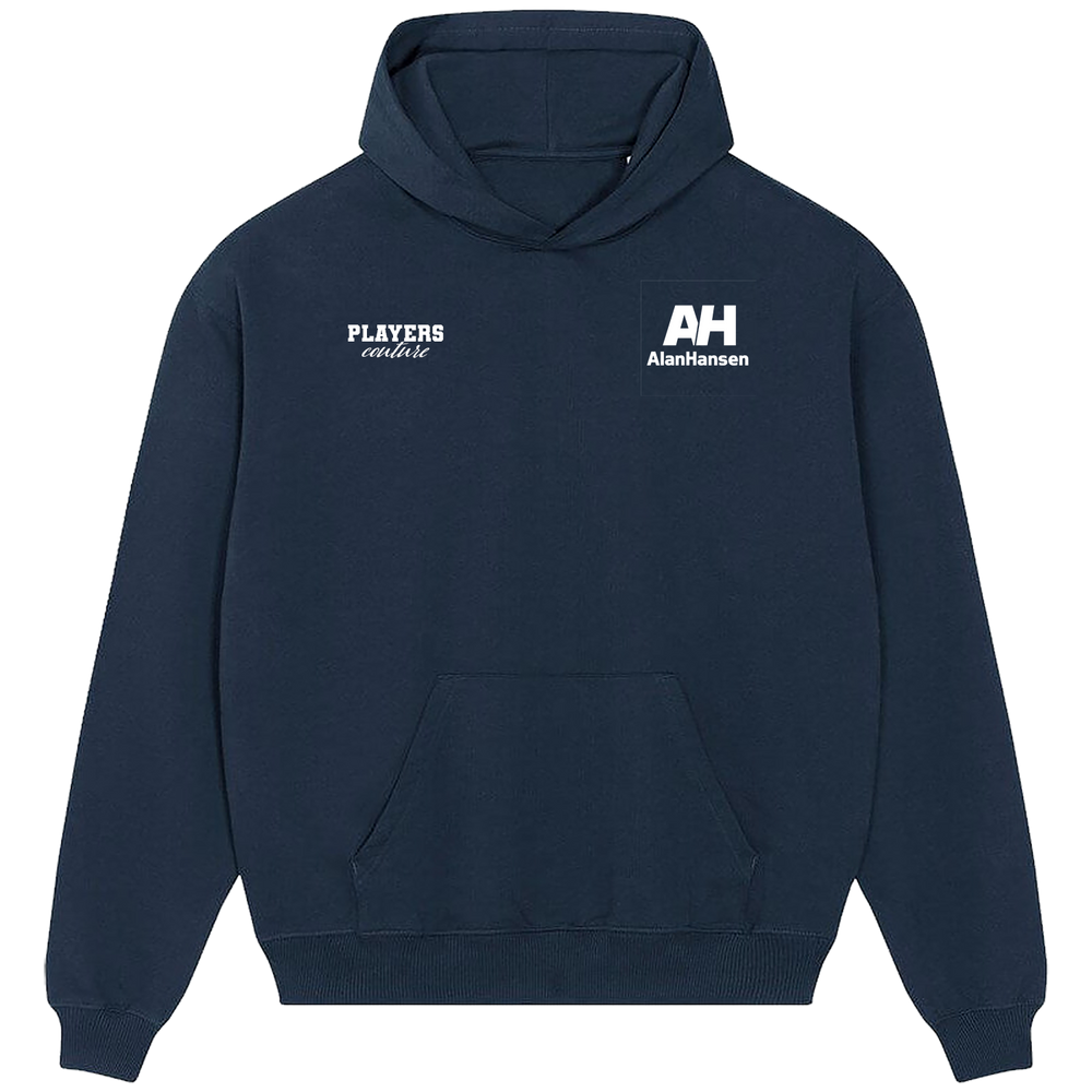 Alan Hansen Logo Players Couture Men's Casual Hoodie Navy