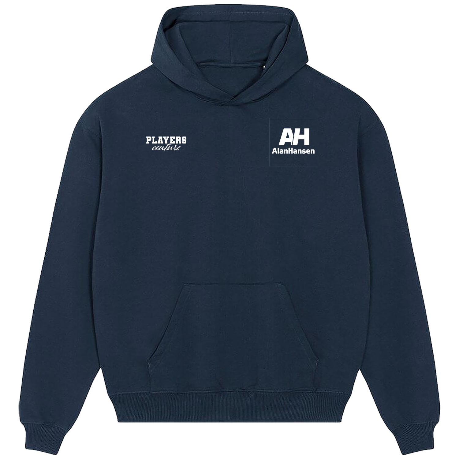 Alan Hansen Logo Players Couture Men's Casual Hoodie Navy