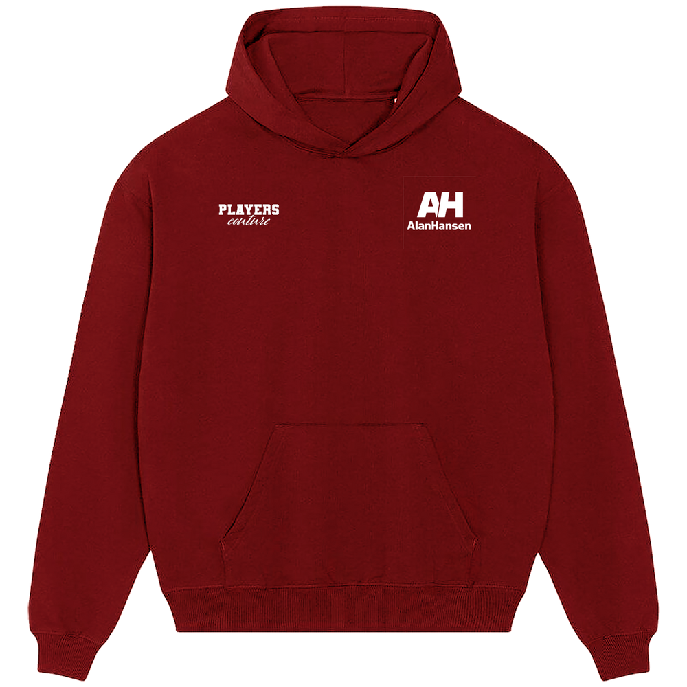 Alan Hansen Logo Players Couture Men's Casual Hoodie Red