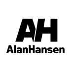 Alan Hansen Logo Men's T-Shirt – white close-up detail shot of the Alan Hansen Players Couture logo design