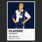Alan Shearer Blackburn Rovers Icon Frame — Black