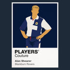 Alan Shearer Blackburn Rovers Icon Frame — Navy