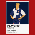 Alan Shearer Blackburn Rovers Icon Frame — Red