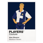 Alan Shearer Blackburn Rovers Icon Frame — White