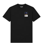 Alan Shearer Blackburn Rovers Icons in Lights Frame Men's T-Shirt in Black
