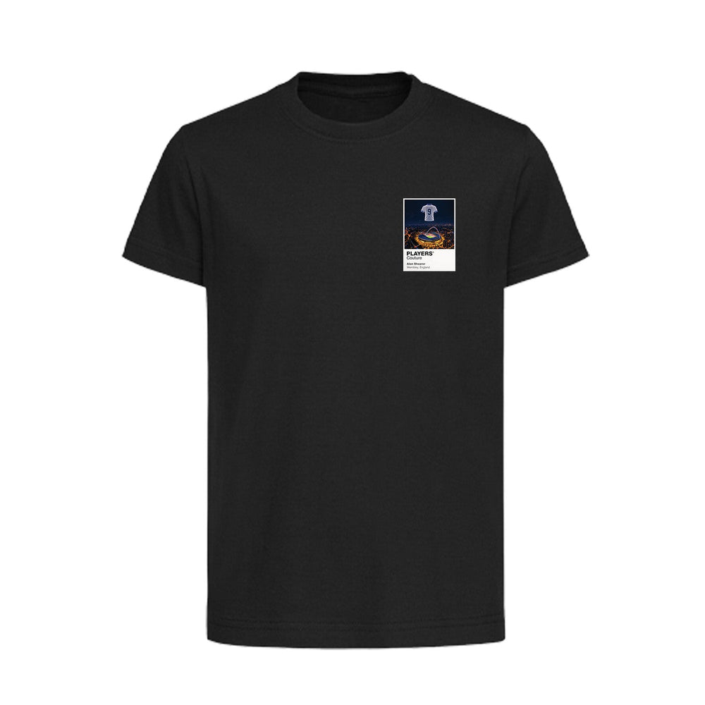 Alan Shearer England Icons in Lights Frame Kids T-Shirt in Black