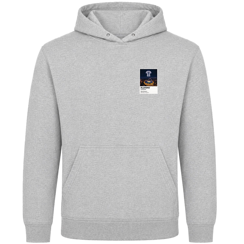 Alan Shearer England Icons in Lights Frame Men's Hoodie in Gray
