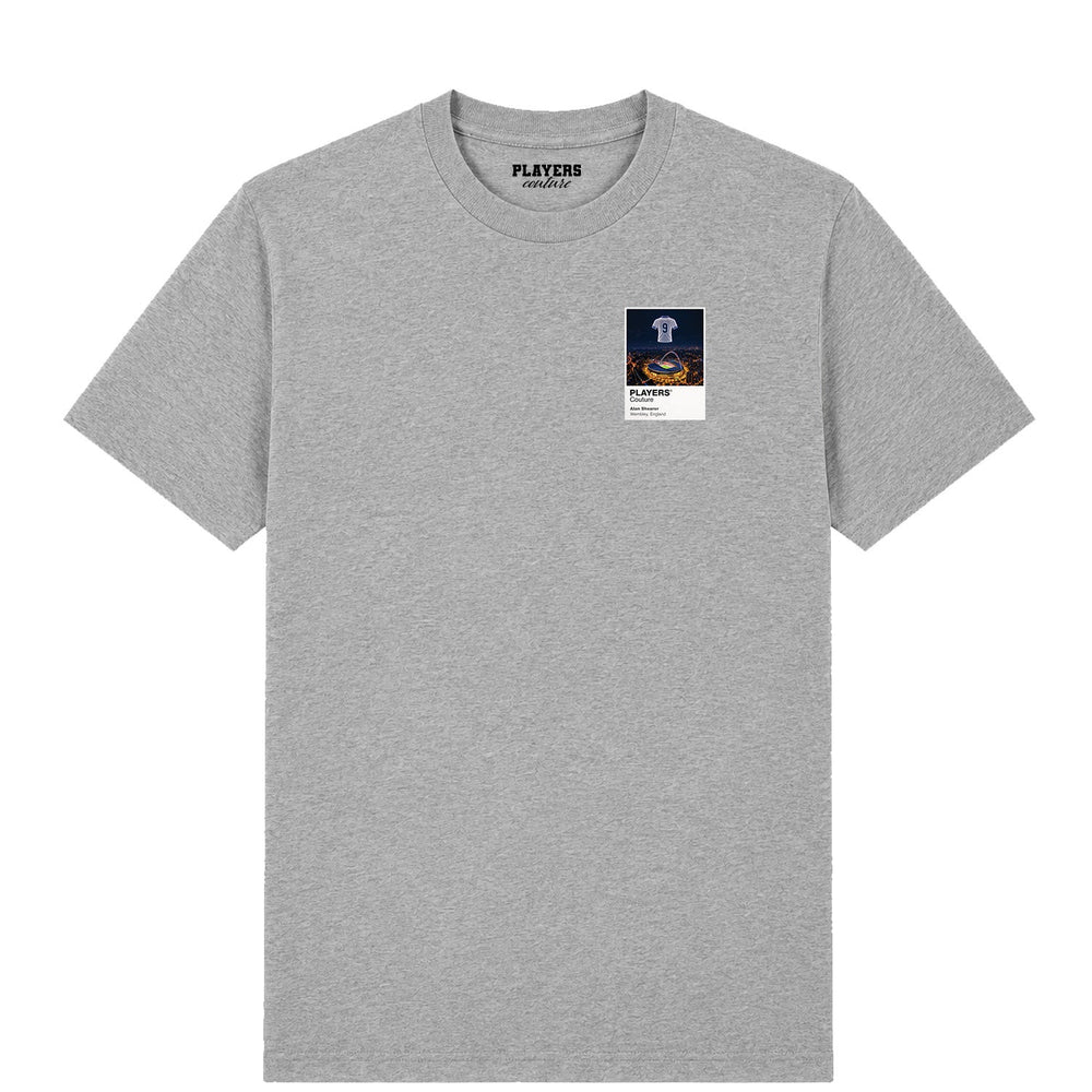 Alan Shearer England Icons in Lights Frame Men's T-Shirt in Gray