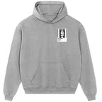 Alan Shearer 9 Football hoodie – grey men's hoodie featuring the Alan Shearer 9 Football Players Couture logo