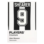 Alan Shearer 9 Football Shirt Frame Men's Hoodie – white close-up detail shot of the Alan Shearer 9 Football Players Couture