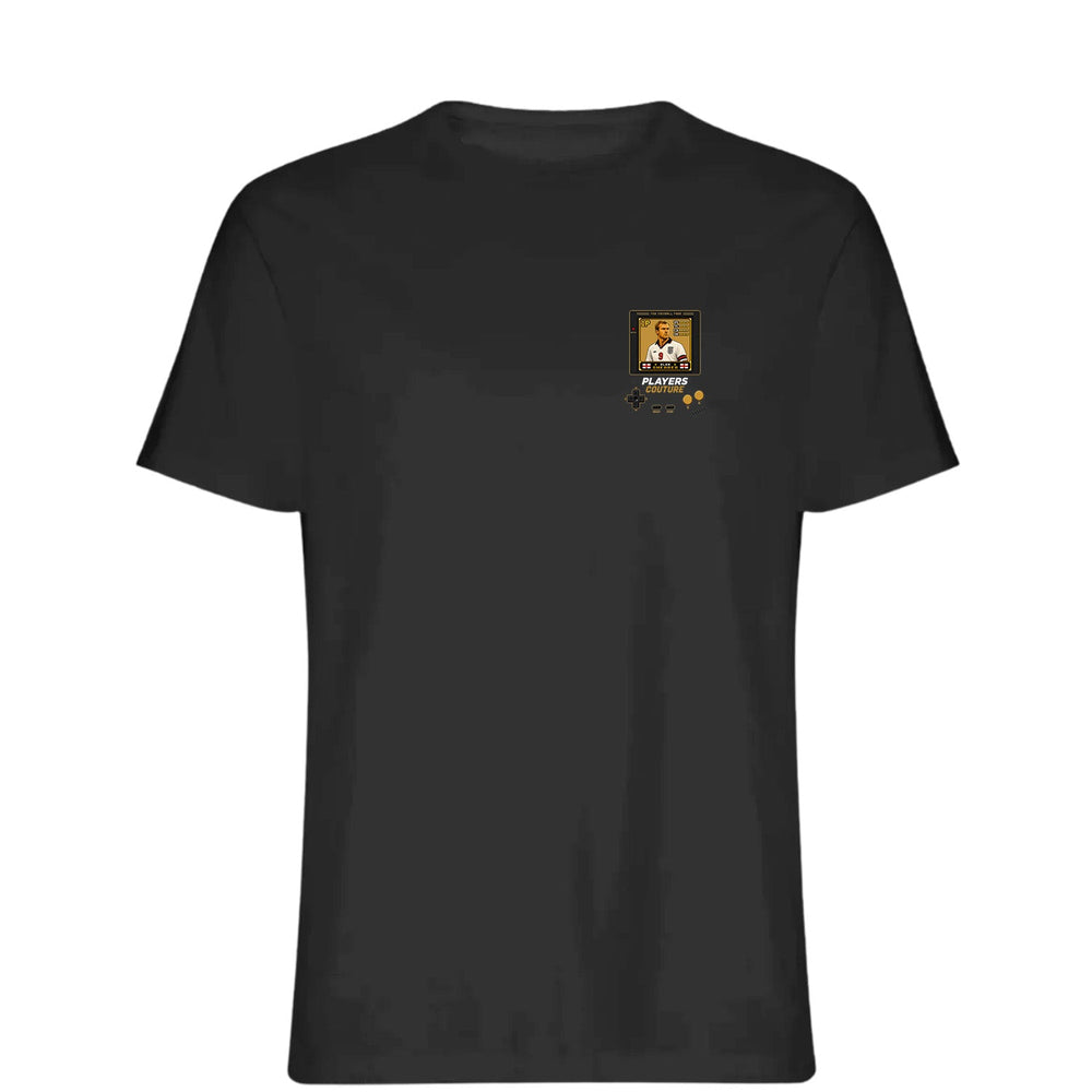 Alan Shearer 1P 8-Bit t-shirt retro gaming design by Players Couture