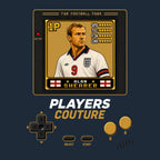 Alan Shearer 1P 8-Bit hoodie retro gaming design by Players Couture