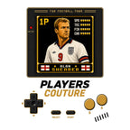 Alan Shearer 1P 8-Bit t-shirt retro gaming design by Players Couture