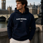 alan-shearer name-print hoodie - navy