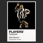 Alan Shearer Newcastle United Icon Frame — Black