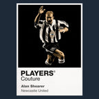 Alan Shearer Newcastle United Icon Frame — Navy