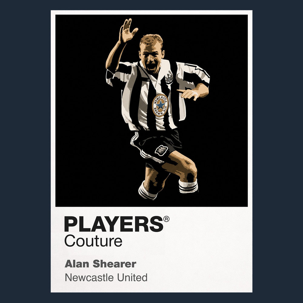 Alan Shearer Newcastle United Icon Frame — Navy