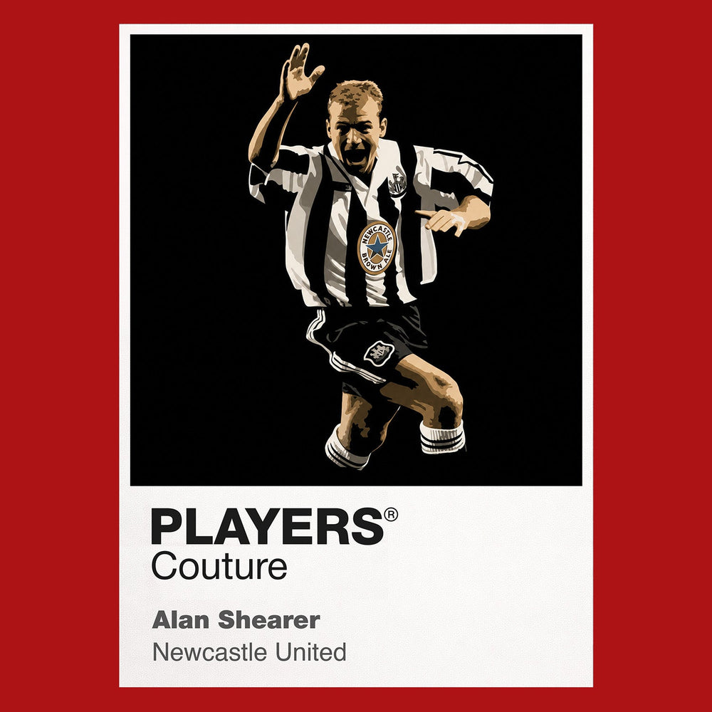 Alan Shearer Newcastle United Icon Frame — Red