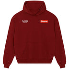 Alan Shearer hoodie – red men's hoodie featuring the Alan Shearer Players Couture logo