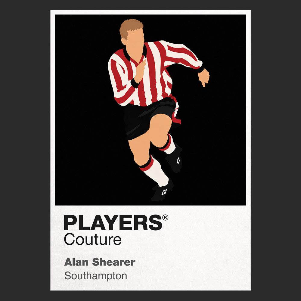 Alan Shearer Southampton Icon Frame — Black