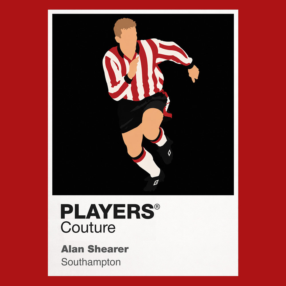 Alan Shearer Southampton Icon Frame — Red