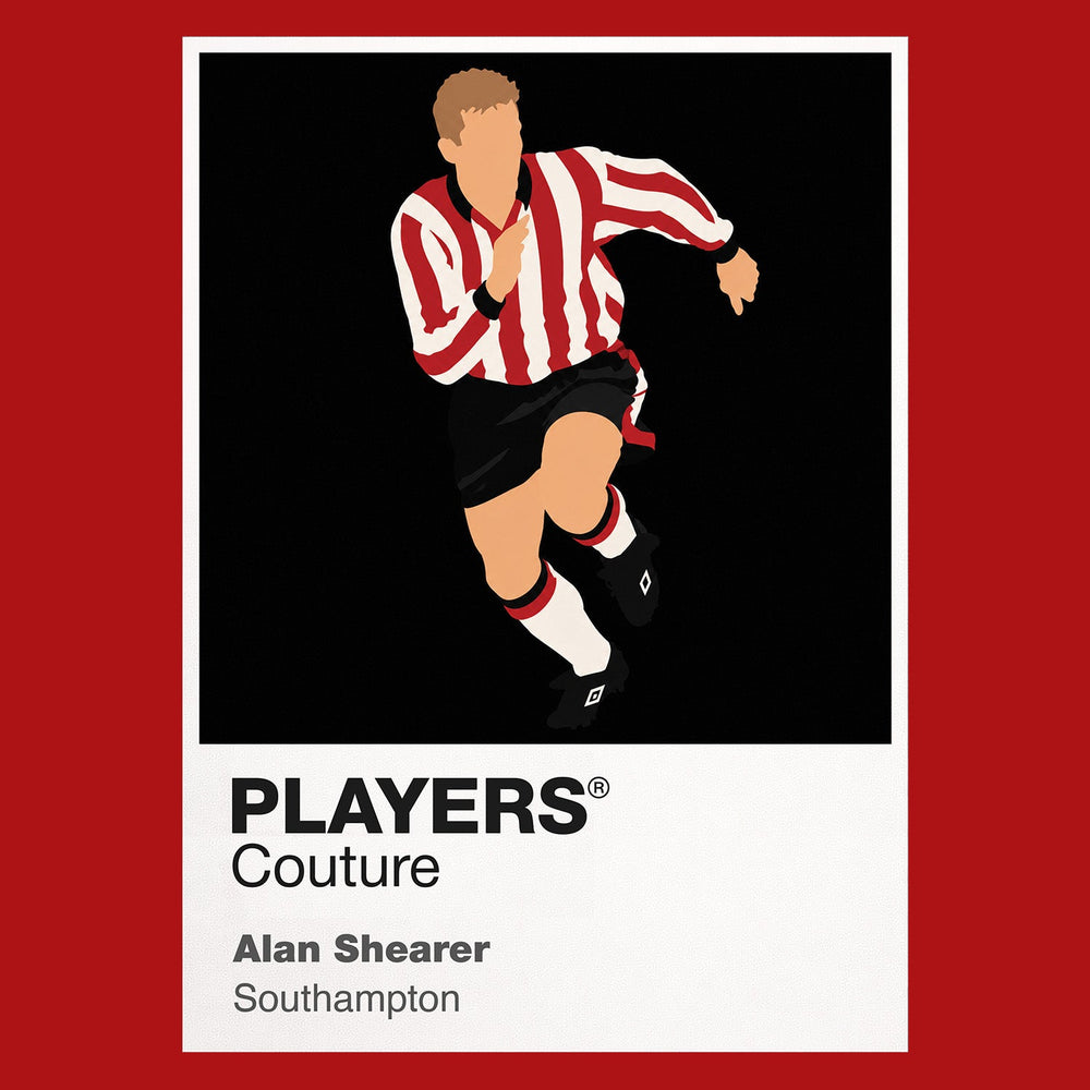 Alan Shearer Southampton Icon Frame — Red