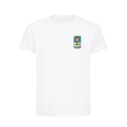 Alan Shearer World Cup Sticker Kids T-Shirt – alan shearer sticker kids white tshirt Players Couture design