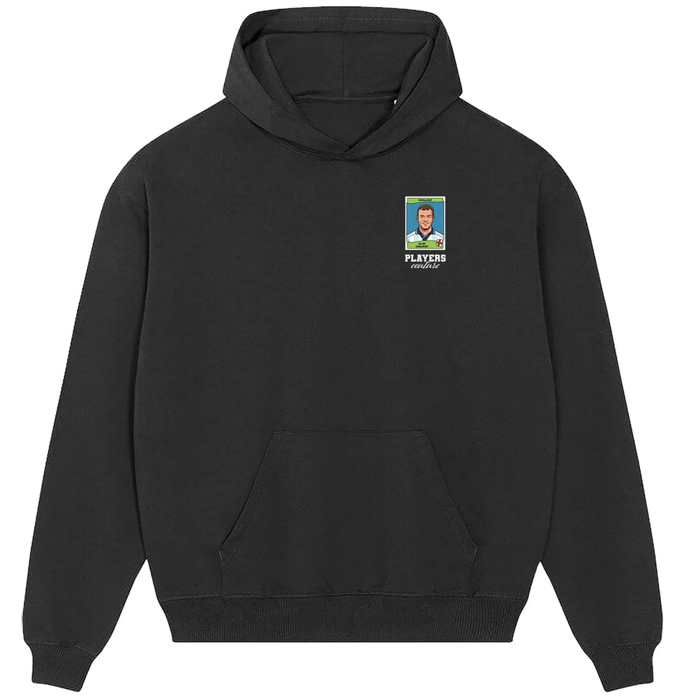 Alan Shearer World Cup Sticker Men's Hoodie – alan shearer sticker mens black hoodie Players Couture design
