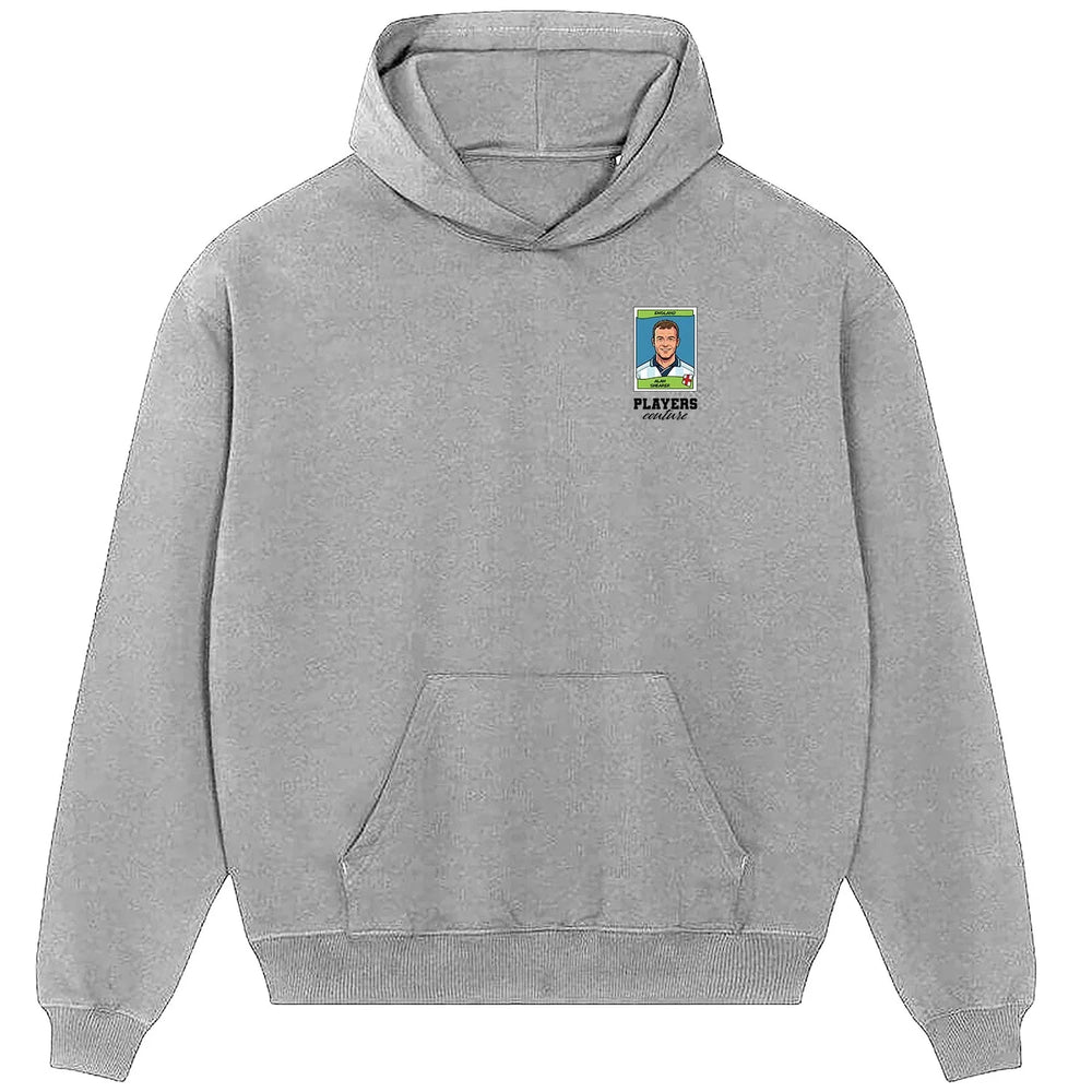 Alan Shearer World Cup Sticker Men's Hoodie – alan shearer sticker mens grey hoodie Players Couture design