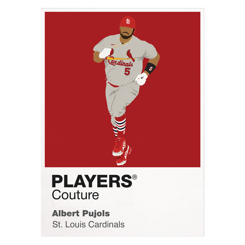 Albert Pujols Cardinals Baseball Icon Frame - Icon Design