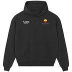 Aldair hoodie – black men's hoodie featuring the Aldair Players Couture logo