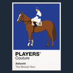 Aldaniti horse racing hoodie – navy view