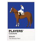 Aldaniti horse racing T-shirt – white view