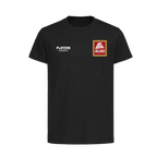 John Aldridge Aldo t-shirt – black kids' t-shirt featuring the John Aldridge Aldo Players Couture logo