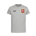 John Aldridge Aldo t-shirt – grey kids' t-shirt featuring the John Aldridge Aldo Players Couture logo