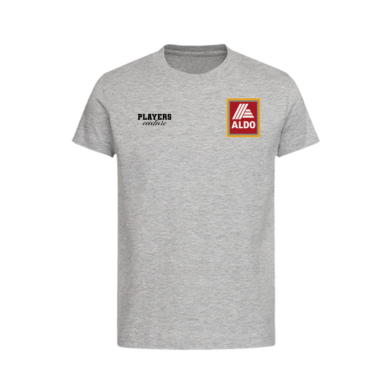 John Aldridge Aldo Logo Players Couture Kids T-Shirt Gray