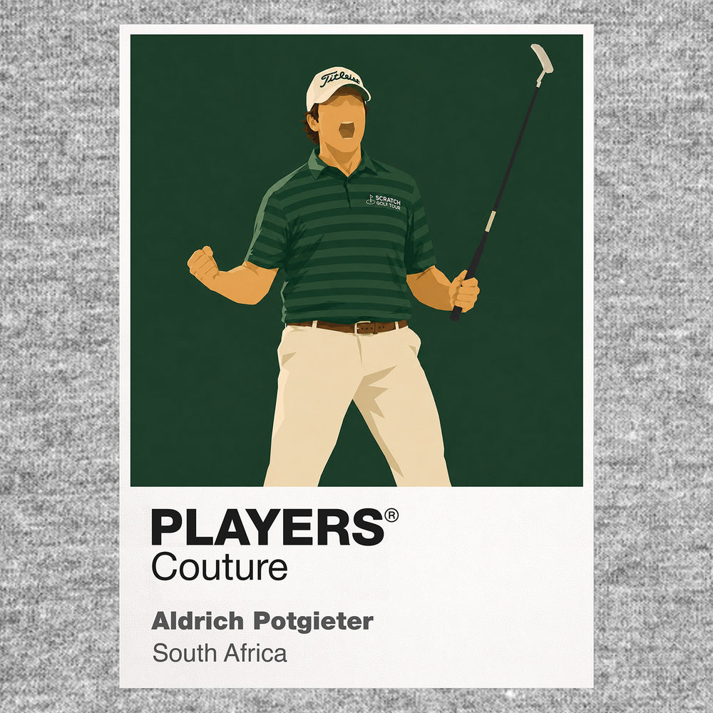 Aldrich Potgieter Golf Icon Frame Men's T-Shirt
