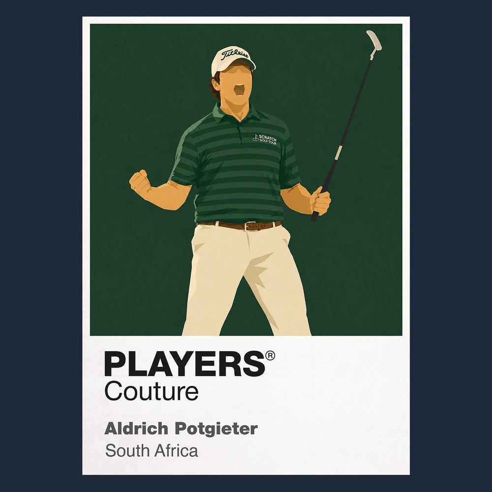 Aldrich Potgieter Golf Icon Frame Men's Polo Shirt